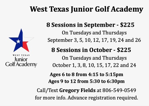 west Texas junior golf academy